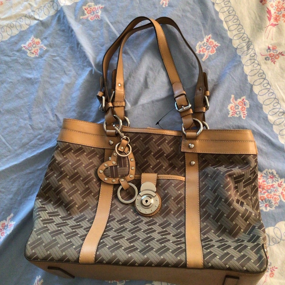 Nine West  Brown and Tan Bag